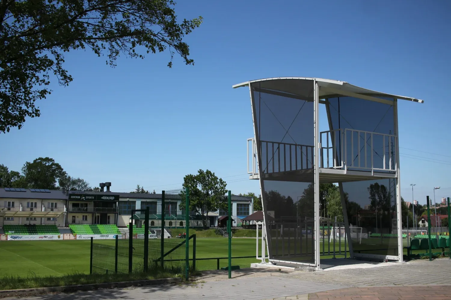 Wieża TV przy stadionie — PVC — Bielsko-Biała, Polska