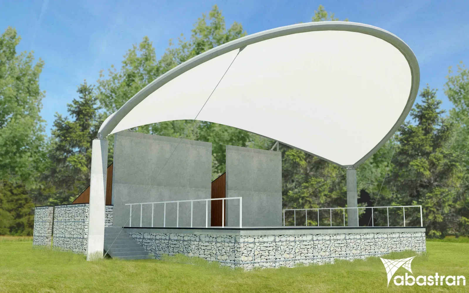 Scena plenerowa w Myszkowie — PVC — Myszków, Polska