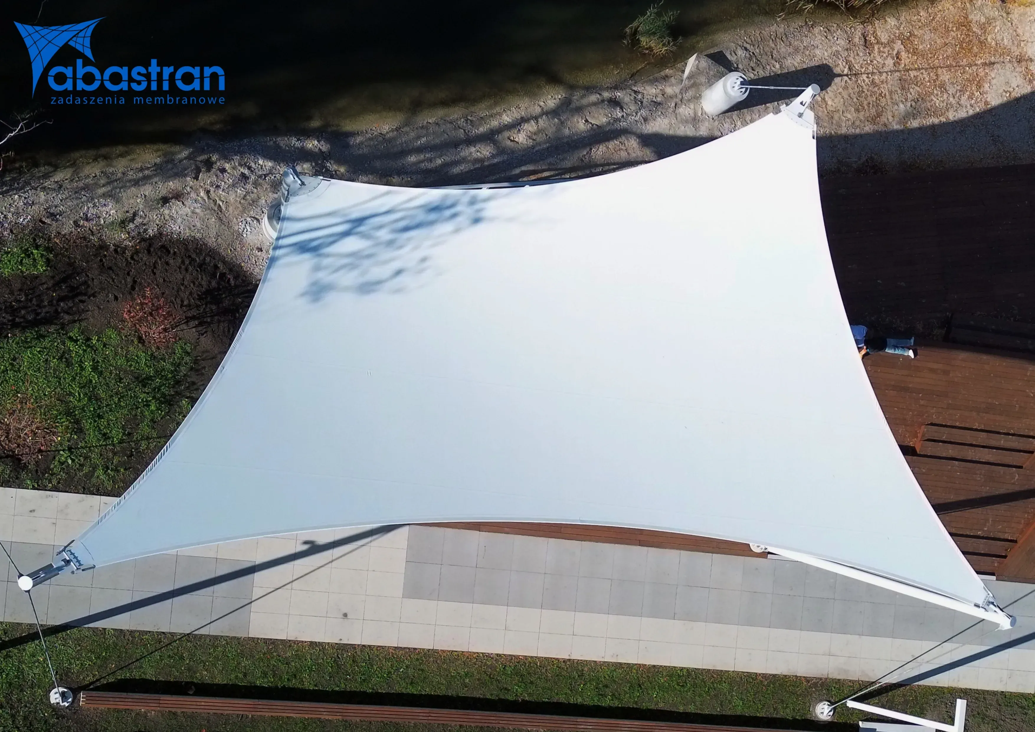 Zadaszenie sceny plenerowej  na kampusie Akademii Muzycznej imienia Feliksa Nowowiejskiego w Bydgoszczy — PVC — Bydgoszcz, Polska