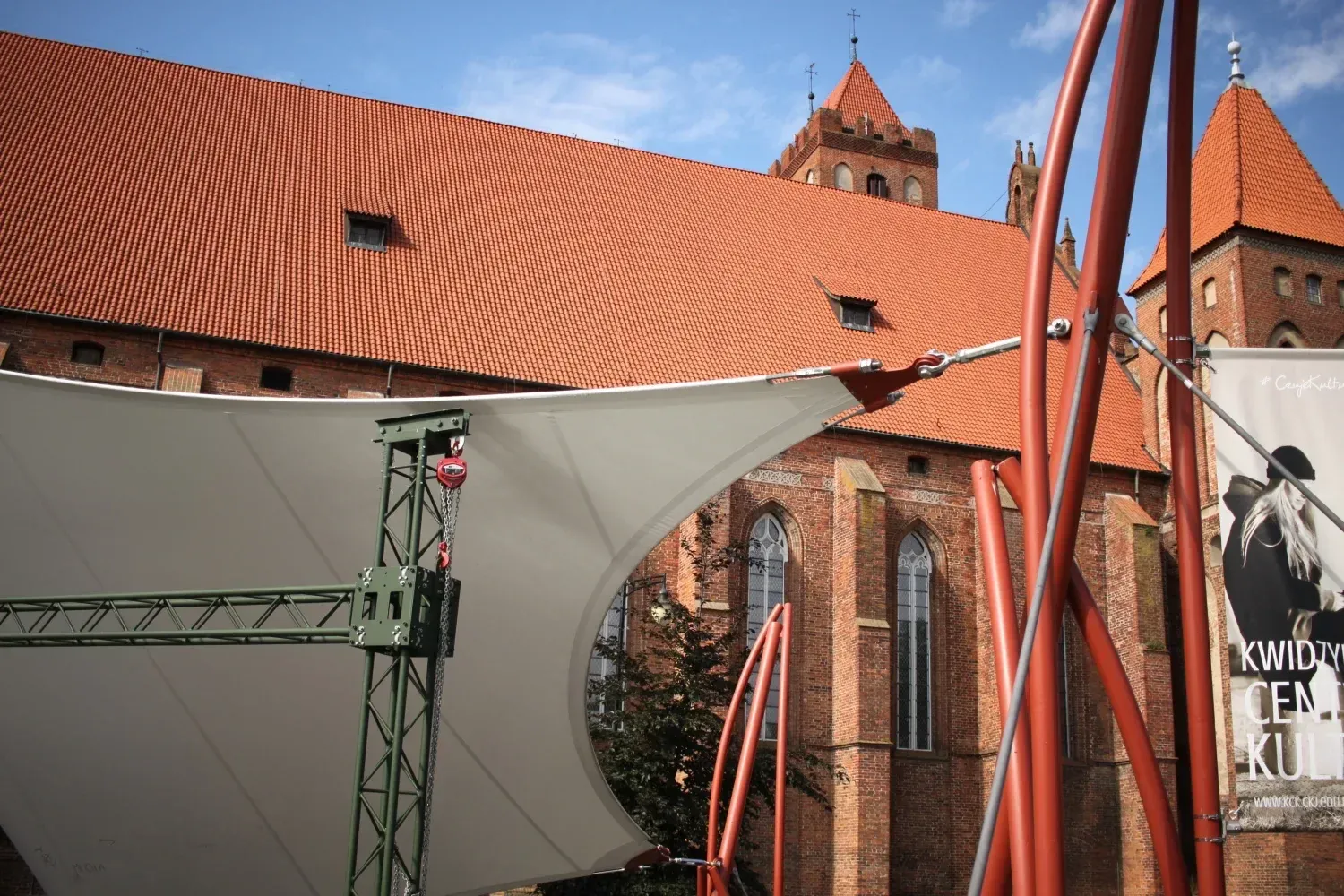 Zadaszenie membranowe sceny w Kwidzynie — 2