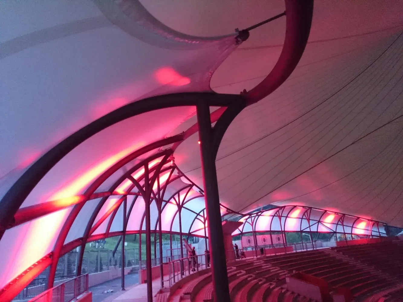 Membranowa ściana osłonowa Amfiteatru pod Grojcem – Żywiec — 2