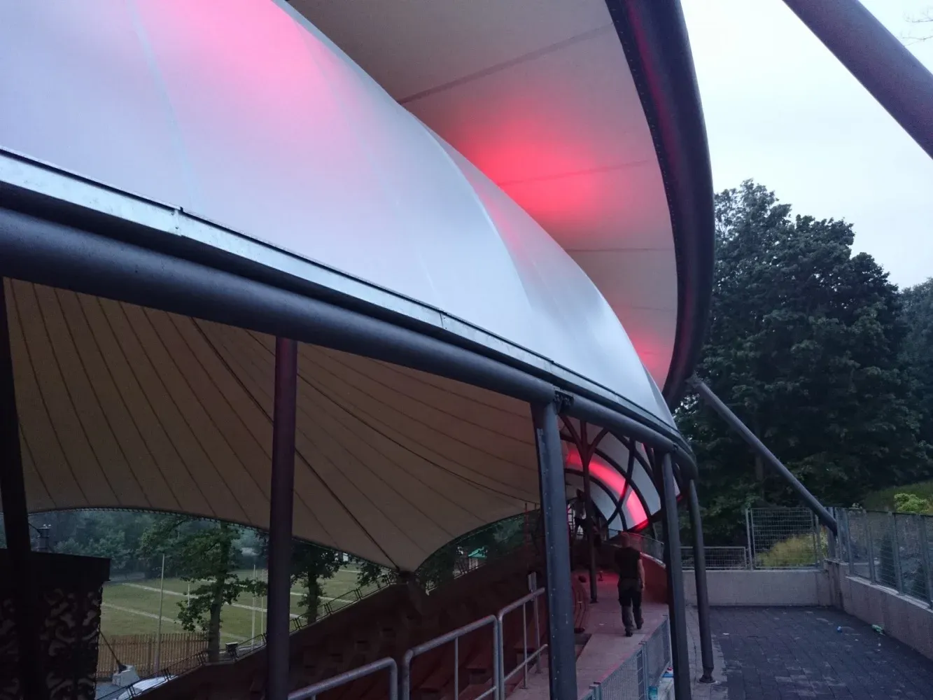 Membranowa ściana osłonowa Amfiteatru pod Grojcem – Żywiec — 4