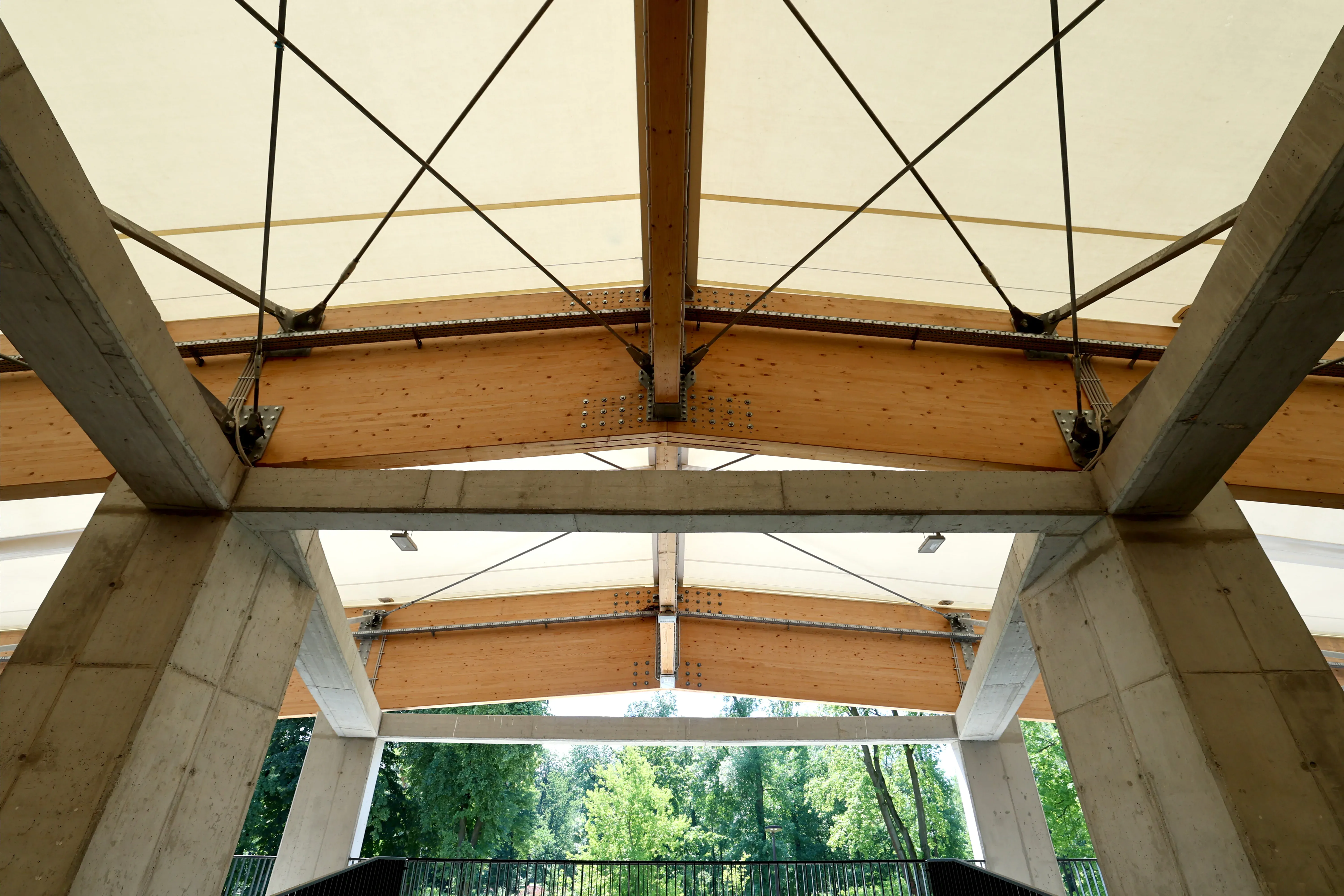 Zadaszenie membranowe w Parku Strzeleckim — 7