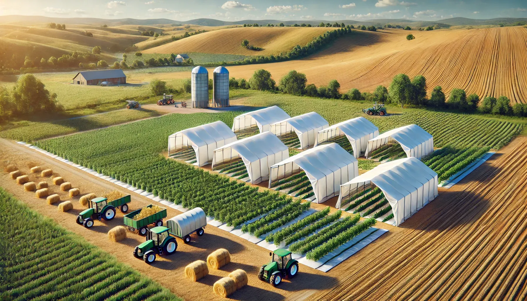 Zadaszenia tymczasowe w rolnictwie – idealne rozwiązania dla gospodarstw