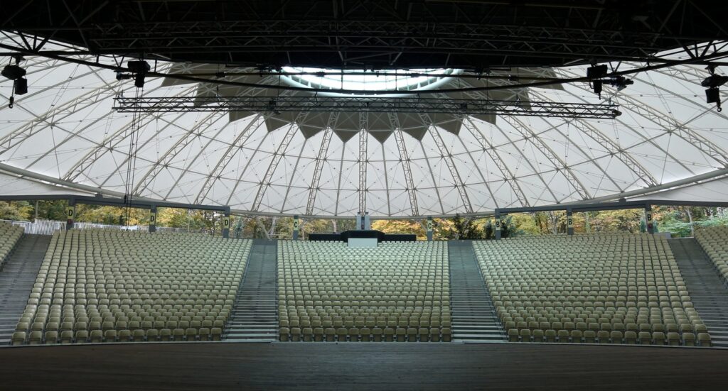 Projekt kompletnego systemu zadaszenia membranowego