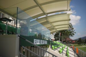 System mocowania i napinania membrany PVC na konstrukcji stalowej - Bielsko-Biała