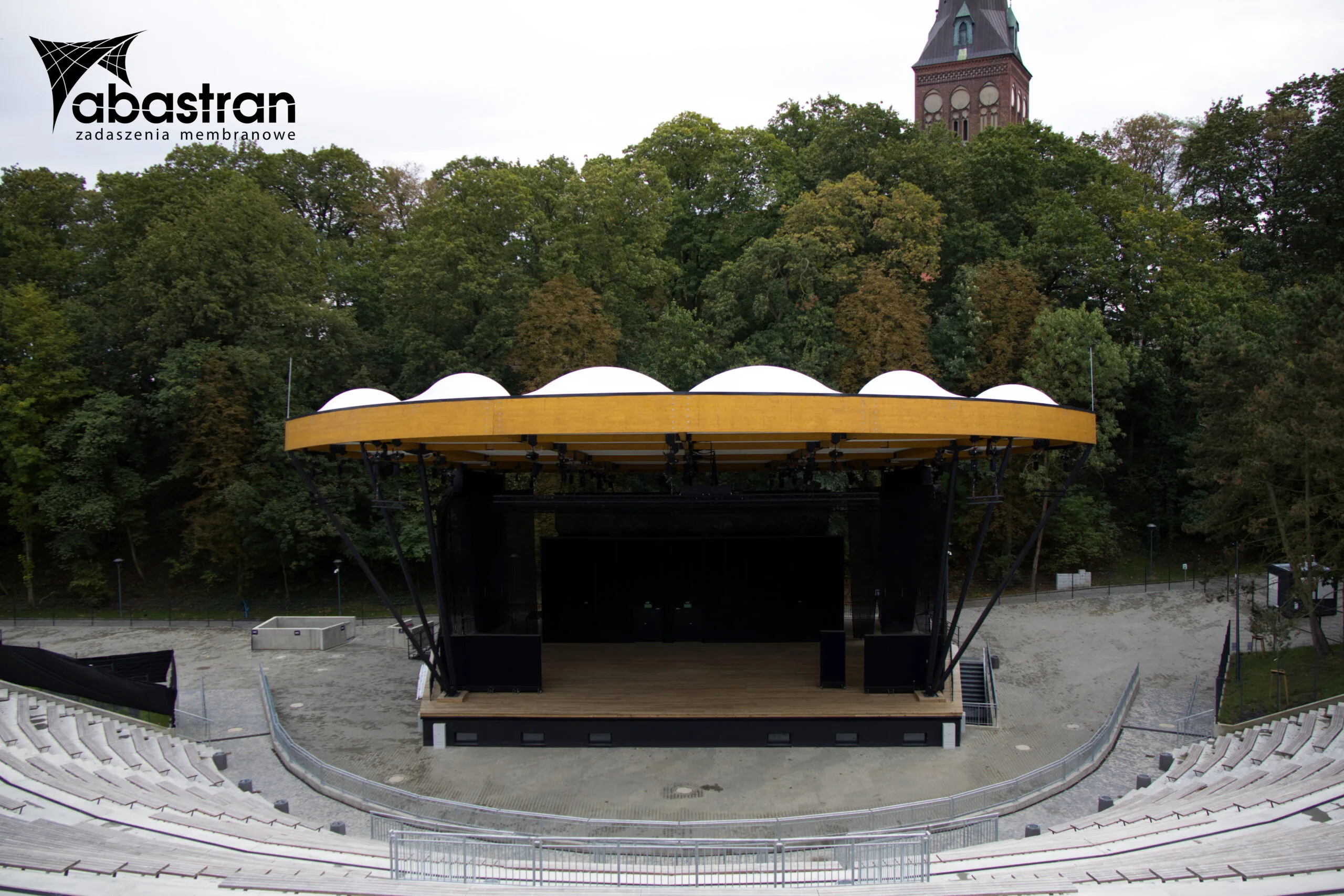 Amphitheatre stage canopy in Stargard